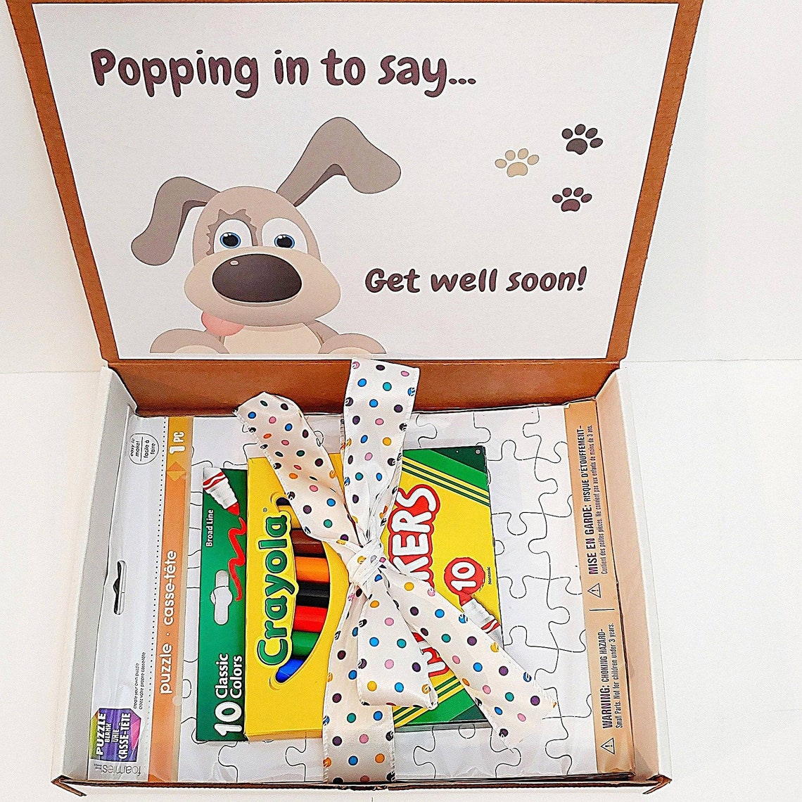 Get Well Care Package Kids Get Well Soon Kids Etsy