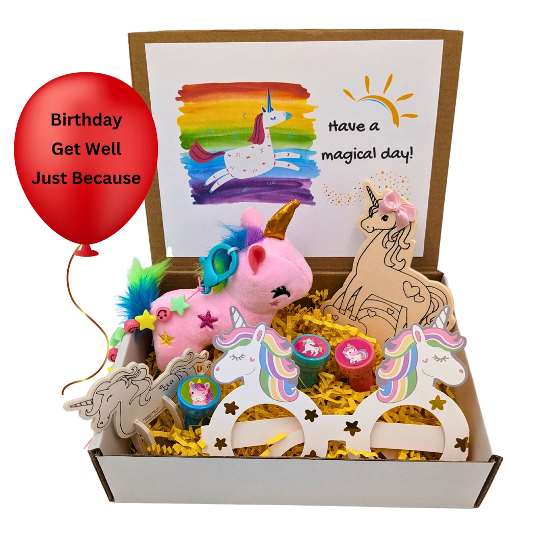 Care Package for Kids, Unicorn Birthday Gift, Unicorn Activities, Get ...