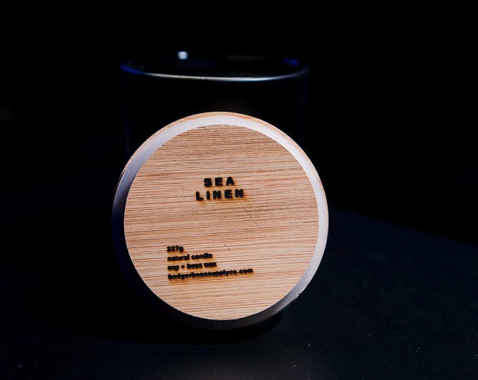 Sea Linen Soy/Bee's Wax Candle