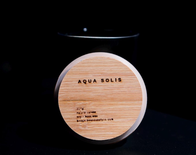Aqua Solis Soy/Bee's Wax Candle