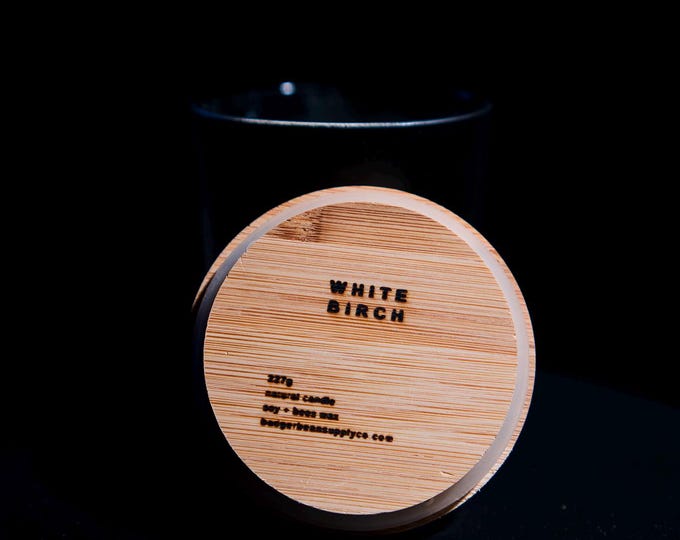 White Birch Soy/Bee's Wax Candle