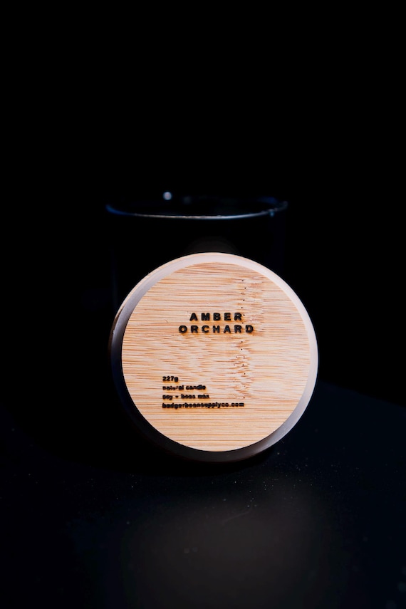 Amber Orchard Soy/Bee's Wax Candle