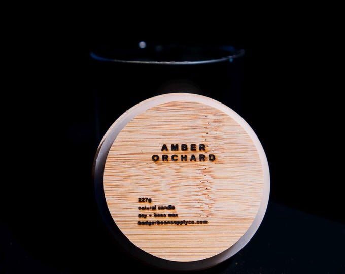 Amber Orchard Soy/Bee's Wax Candle