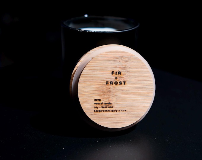 Fir + Frost Soy/Bee's Wax Candle