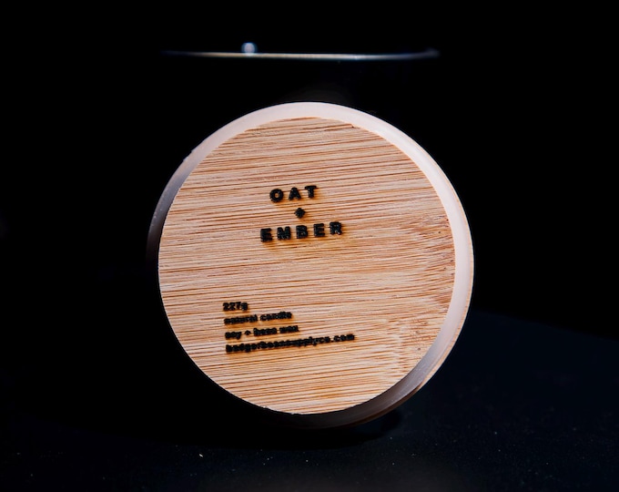 Oat + Ember Soy/Bee's Wax Candle