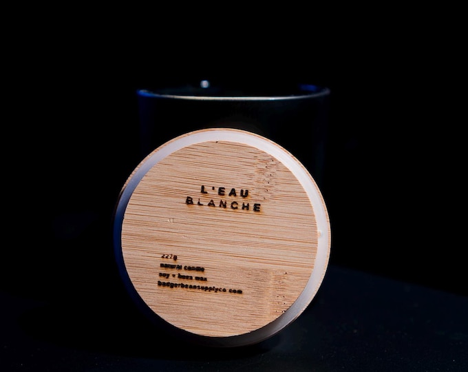 L'eau Blanche Soy/Bee's Wax Candle