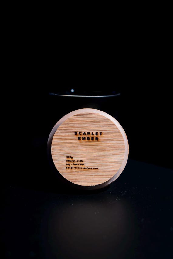 Scarlet Ember Soy/Bee's Wax Candle