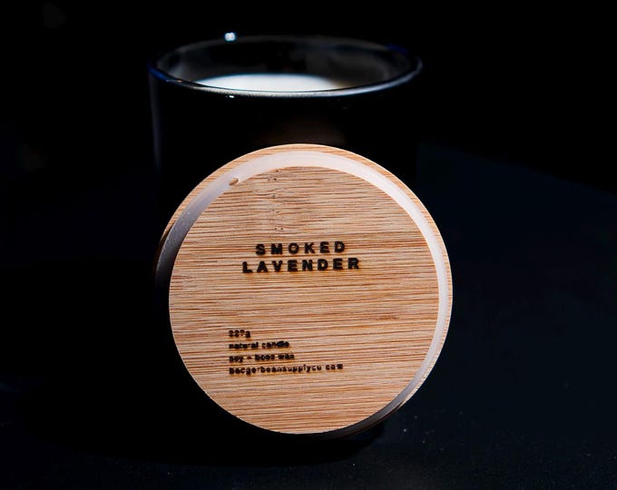 Smoked Lavender Soy/Bee's Wax Candle