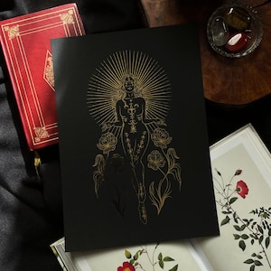 Spring goddess — Mystical foil wall art print, spiritual poster, witchy decor, gift for witch