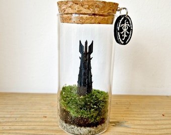 Orthanc Terrarium Bottle, Saruman Lord Of The Rings Indoor Plant Gift Ideas