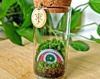 Hobbit Hole Moss Terrarium Bottle, Lord Of The Rings