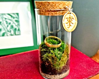 The One Ring Moss Terrarium Bottle, Lord Of The Rings