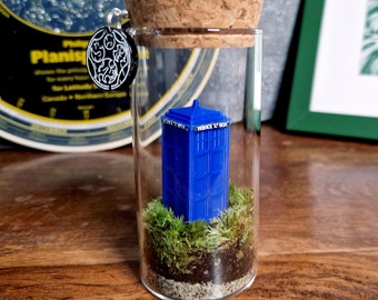 TARDIS Terrarium Bottle, Doctor Who Indoor Plant Gift Ideas