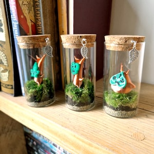 Korok Terrarium Moss Bottle, Legend of Zelda Indoor Plant Gift Ideas image 6