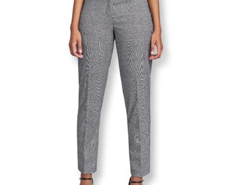 Anne Klein Gray Twill Bowie Pant Sz 10