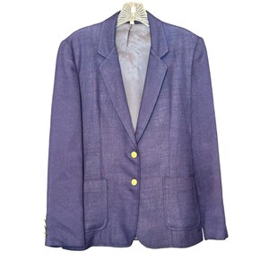 Vintage 80’s Navy Blue Blazer With Pockets