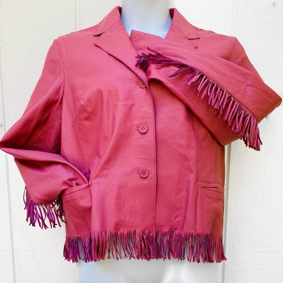 pink tassel jacket