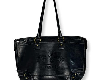 Bolso tote Coach Vintage Large Black Gallery Tote