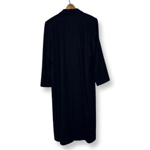 Pendleton Black Long Elegant Wool Trench Coat Sz 14 image 3