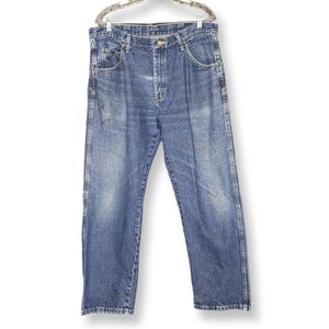 Herren Wrangler Faded Regular Fit Denim Jeans Gr. 36 Bild 2