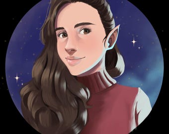 RESERVATION for Portrait commission | DnD Character design | Personalized illustration | TTRPG art | Portrait for social networks | No AI