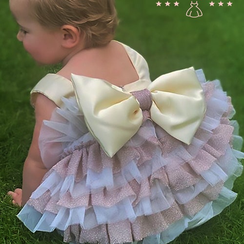 SALE Baby Girls Party Dress/baby Girl 1st Birthday Dress / Etsy UK