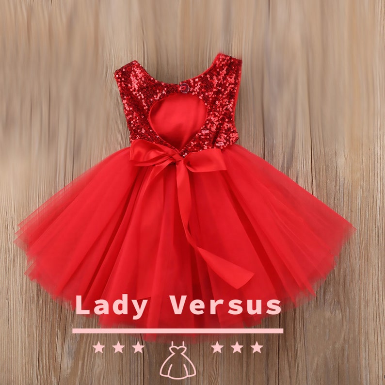 Baby Girls Party Dress Baby Girl 1st Birthday Dress Toddler Etsy UK