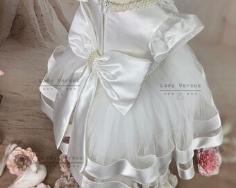 Vestido de bautismo de niña / Vestido de bautizo de niña / - Etsy España Vestido de bautismo de niña / Vestido de bautizo de niña / - Etsy España