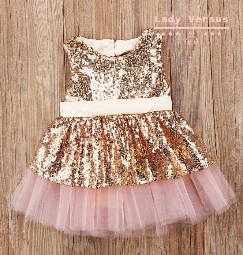 Pink/Purple Baby girls party dress/ Baby Girl 1st Birthday Etsy