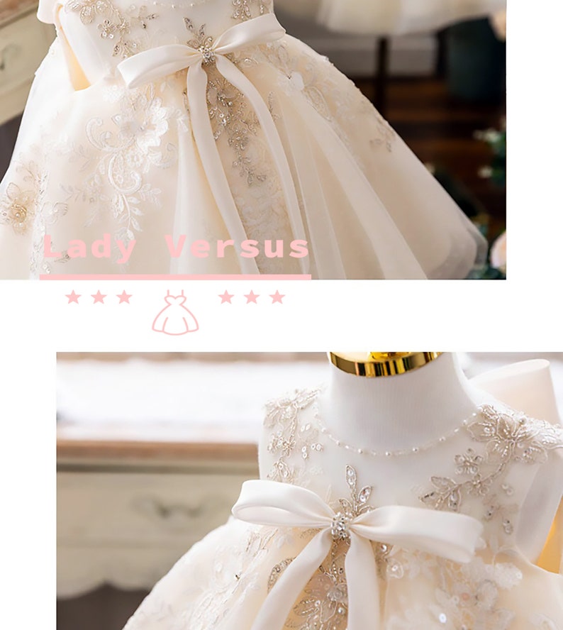 Baby Girl Baptism Dress Baby Girl Christening Gown Baby Etsy