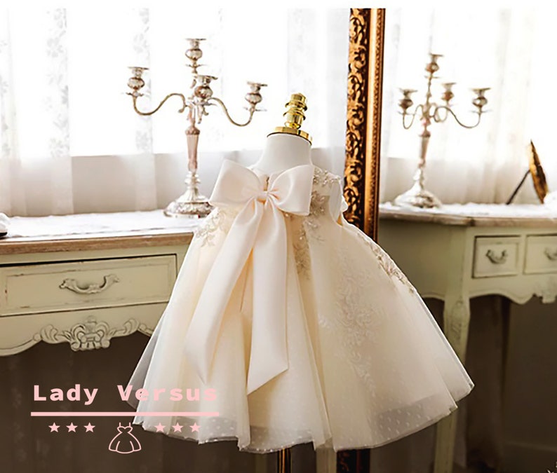 Baby Girl Baptism Dress Baby Girl Christening Gown Baby Etsy UK