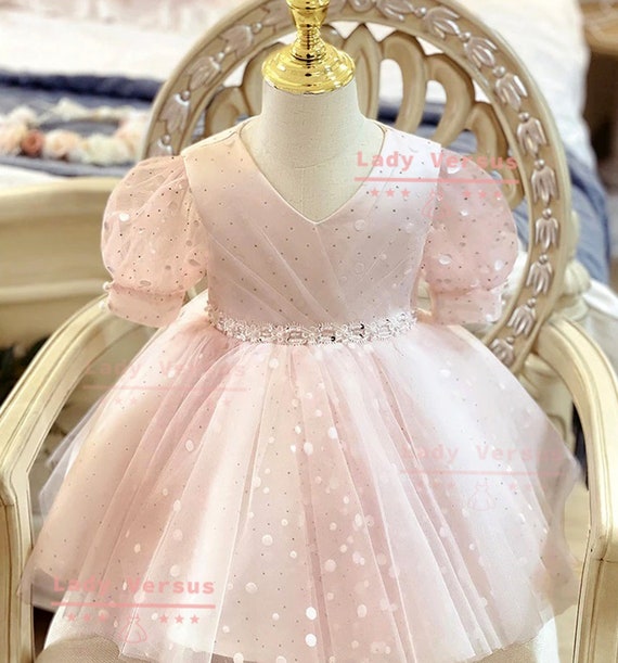 Blush Pink Baby Girl Dress