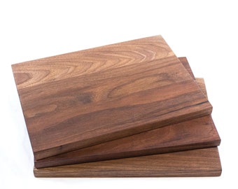 Walnut Cutting Boards, 11"x17", 9"x12", 16" Rounds, 20"x14"x1" Thick Butcher Block, Blank Boards Glowforge Laser CNC Ready | Wholsale