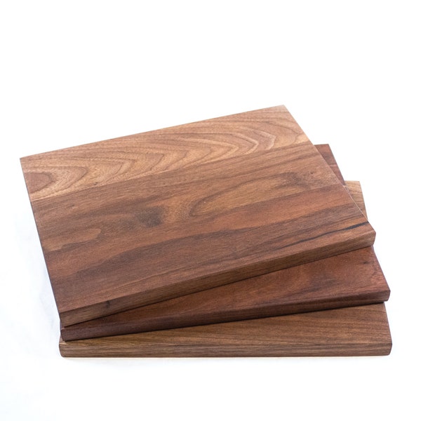 Walnut Cutting Boards, 11"x17", 9"x12", 16" Rounds, 20"x14"x1" Thick Butcher Block, Blank Boards Glowforge Laser CNC Ready | Wholsale