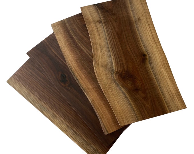 Walnut Live Edge Charcuterie Boards, Walnut Wood Serving Board, Corporate Gift, Serving Board, 12 inch Wholesale Cheese Boards