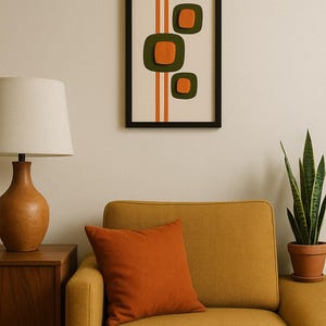 Halverwege de eeuw modern, houten witco kunst aan de muur, abstracte sculptuur schilderij, Tiki Retro Eames Era, decor van het midden van de eeuw, kunst aan de muur Atomic Googie