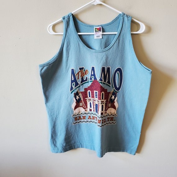 Vintage Womens The Alamo Texas Tank Top Size Large - image 1