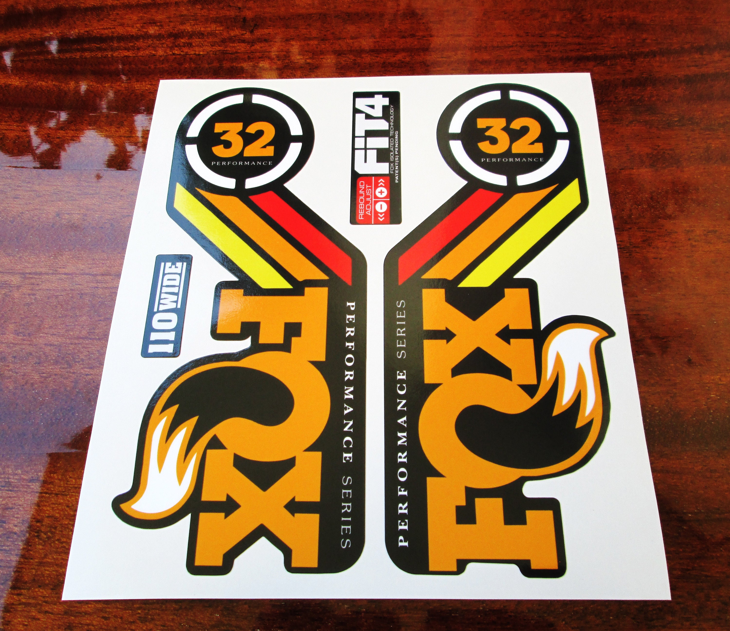 Stickers kit for fork Fox 32 Decals for fork Decals bicycle Etsy