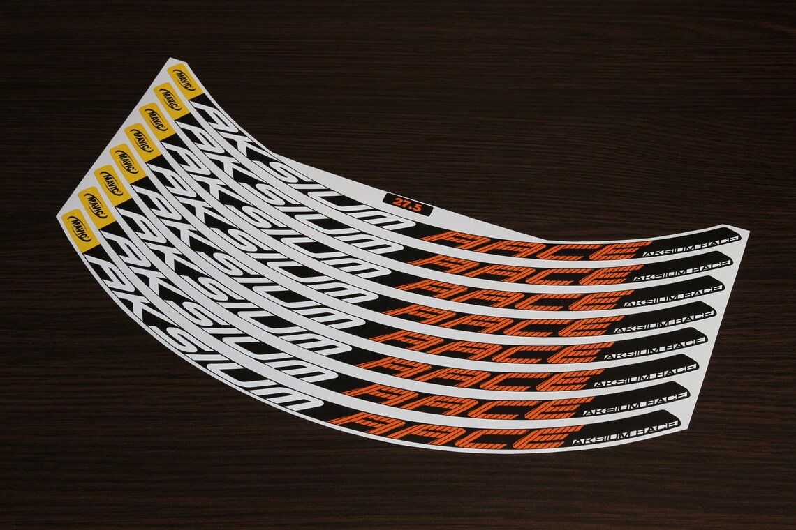 Stickers for rim Mavic Aksium race_ Bike stickers_ Cycling Etsy