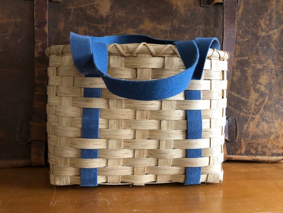 Handwoven Market Basket | Mail Basket | Flower Bas
