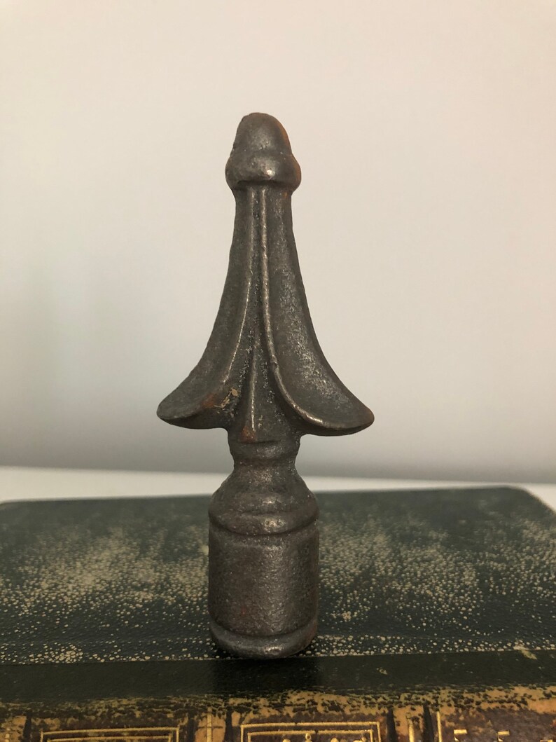 Vintage Cast Iron Finial Set of Three Vintage Fence Finial Etsy