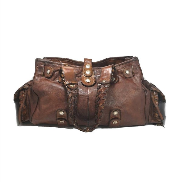 Authentic Chloe Large Brown Leather Vintage Chloe