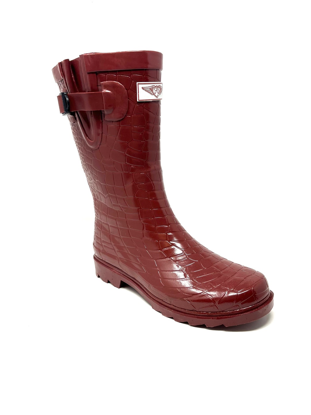 Women Croc Rubber Rainboot - Etsy