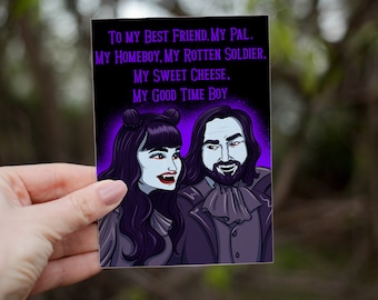 Lo que hacemos en las sombras "Good Time Boy" San Valentín *Imprimible*