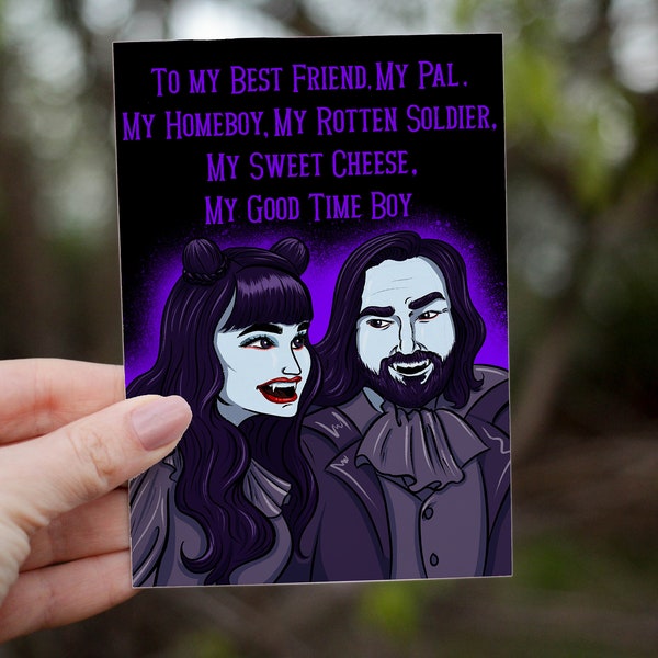 What We Do In the Shadows "Good Time Boy" Valentine *Printable*