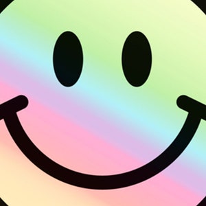 The Great Cosmic Dance  |  Good Vibes Only | Smiley Face Sticker