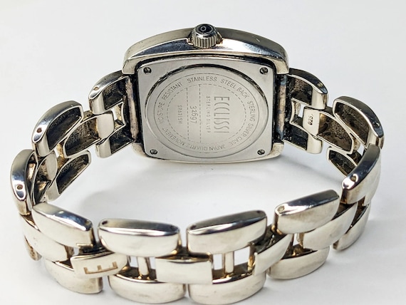 Ecclissi Sterling Silver Watch, Sleek Design, Hea… - image 4