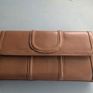 Portefeuille en cuir Danier pour femme, porte-cartes mince, sac à main artisanal, portefeuille pour femme, cadeau élégant