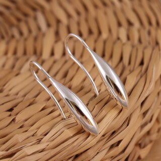 SILBERMOOS Orecchini A Goccia Donna In Argento Sterling 925 – Eleganti, Lucidi, 21 Mm, Ipoallergenici