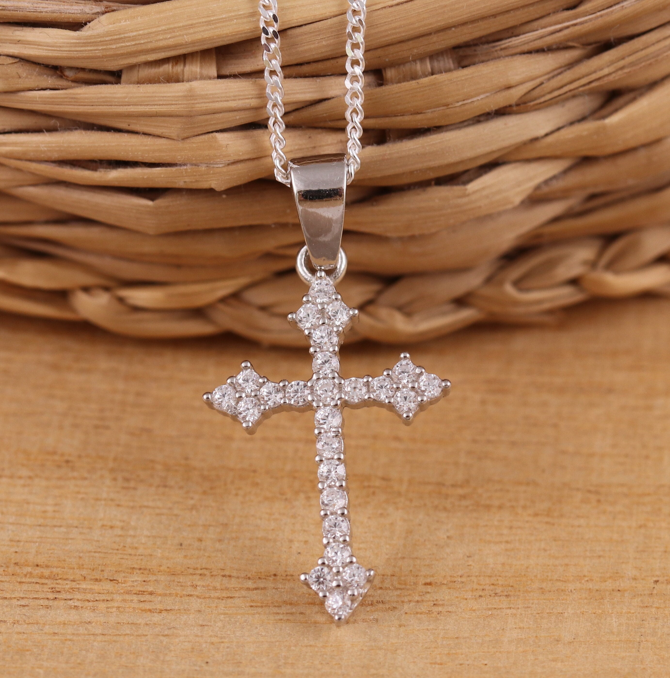 Cubic Zirconia Cross UK